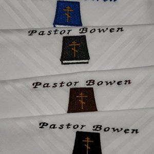 Custom Embroidered Bible Male Female Handkerchief